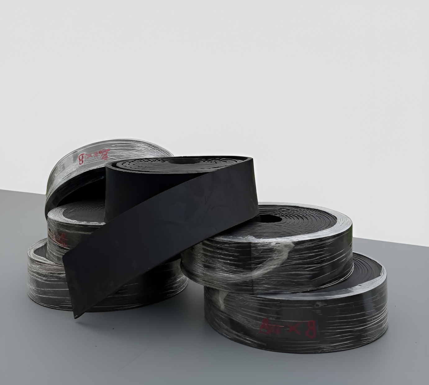 Bavette in gomma in rotoli Officina Meccanica Dami